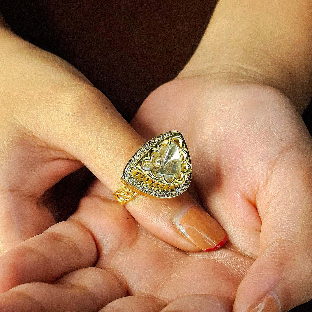 The Aarohi Polki ring