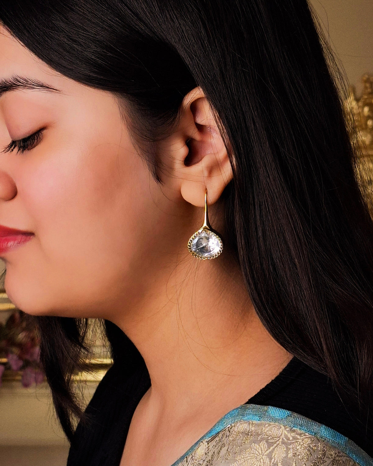 The Chandrika Polki Earrings
