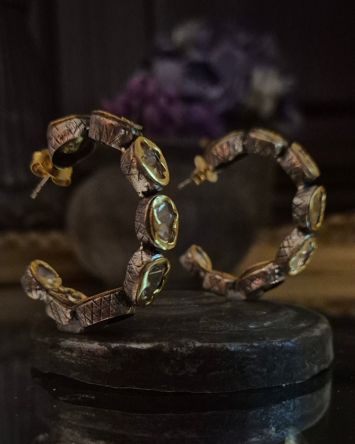 The Reverie Polki Hoop