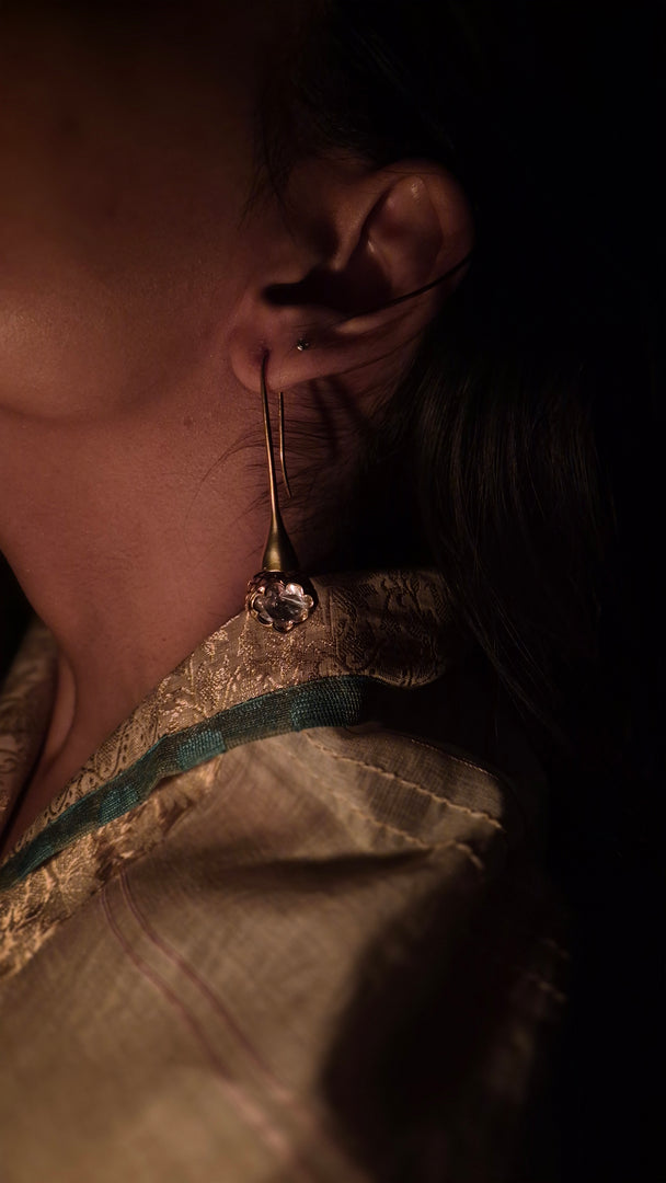 Celestial polki earrings