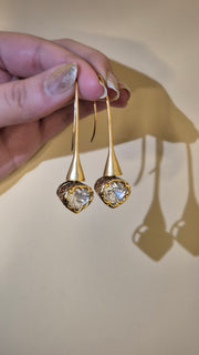 Celestial polki earrings
