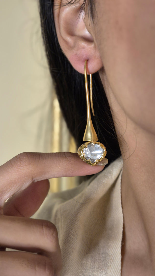 Celestial polki earrings