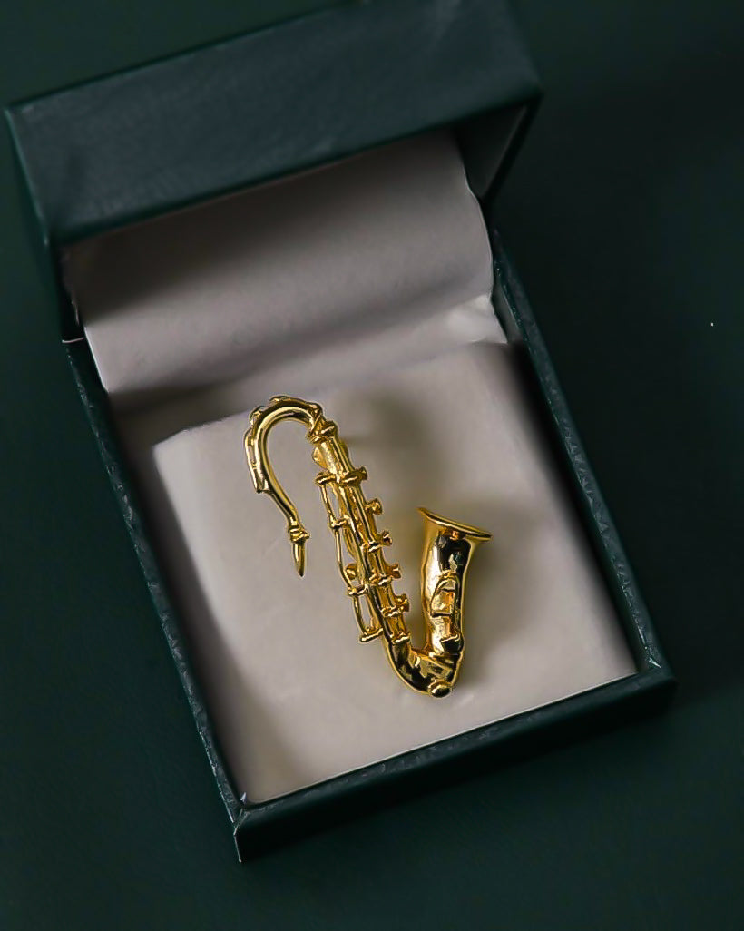 The Saxophone Brooch