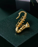 Load image into Gallery viewer, The Saxophone Brooch
