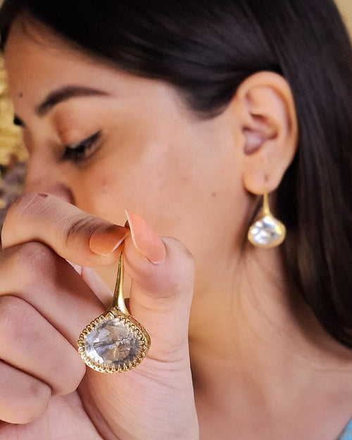 The Chandrika Polki Earrings